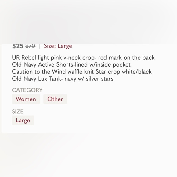 #111 Four Piece Womens/Juniors size Large - Picture 2 of 3